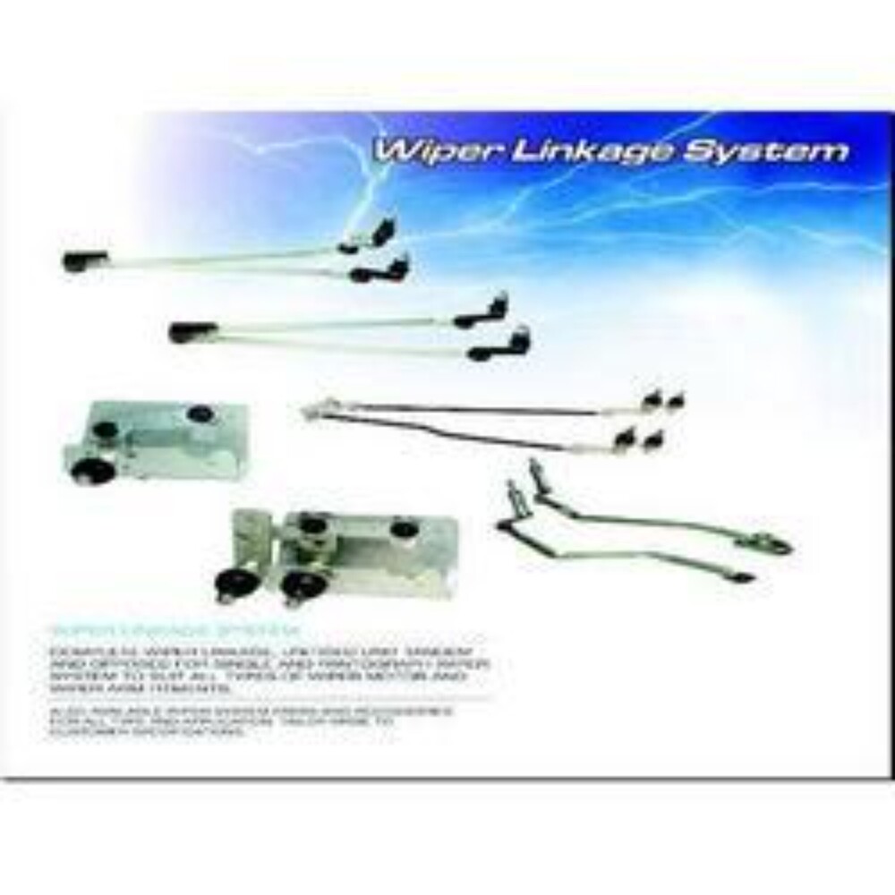Wiper Linkage System - Steel Material, Chrome Finish , Easy to Use, Low Maintenance, Excellent Performance, Precise Engineering