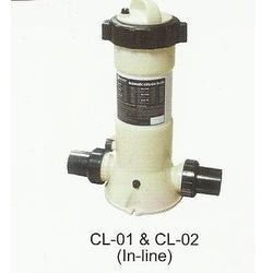 White High Capacity Chemical Feeders