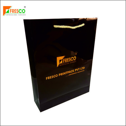 Security Logo Printed Premium Paper Bags