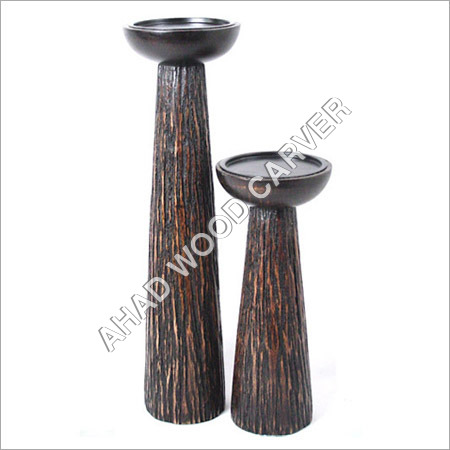 Wooden Candle Holder