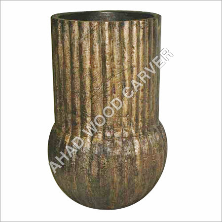 Wooden Contemporary Vase