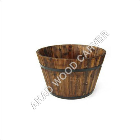 Brown Wooden Planters
