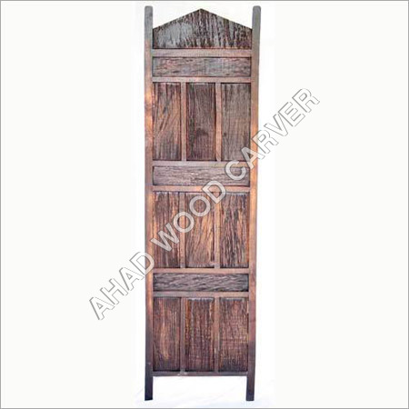 Antique Burn Wooden Screen