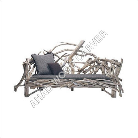 Natural Wood Antique Seater