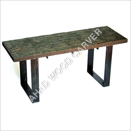 Wooden Metal Outdoor Bench