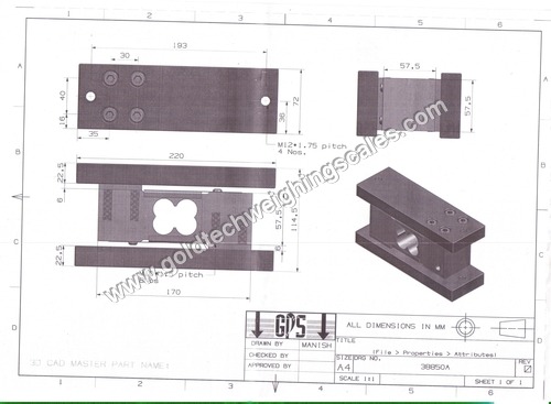 Load Cells with Mounting Plate