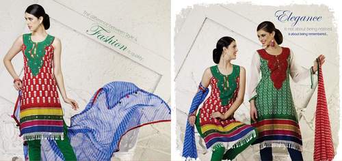 Cotton Printed Salwar Suits - Multicolored Cotton, Various Sizes | Lightweight, Stylish Prints, Comfortable Summer Wear