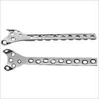 Condylar Plates - Titanium, Various Sizes | Polished Finish, Lightweight, Multiple Holes, Locking Screws, Ethylene Oxide Sterilization