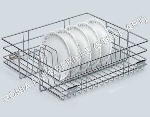 Stainless Steel Plate / Thali Modular Basket