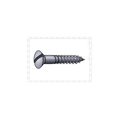 Slotted Oval Head Wood Screw