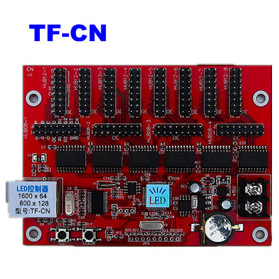 RJ45 Port Large LED Display Control Card
