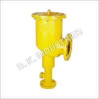 Foam Chamber - Mild Steel, Inlet 50-150 Nb, Outlet 80-250 Nb, Flow 75-2700 Lpm | Yellow Finish, Corrosion Resistant, Air Aspirating Design