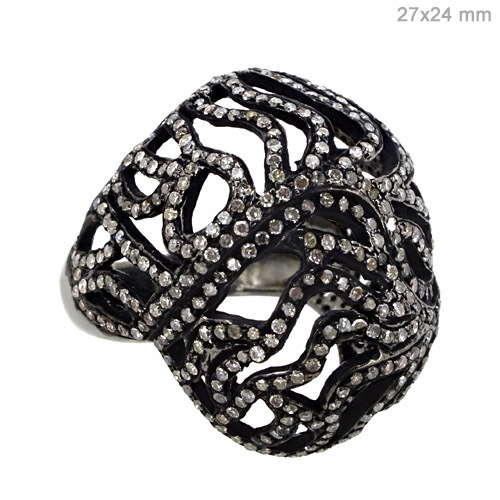 Pave Diamond Rings