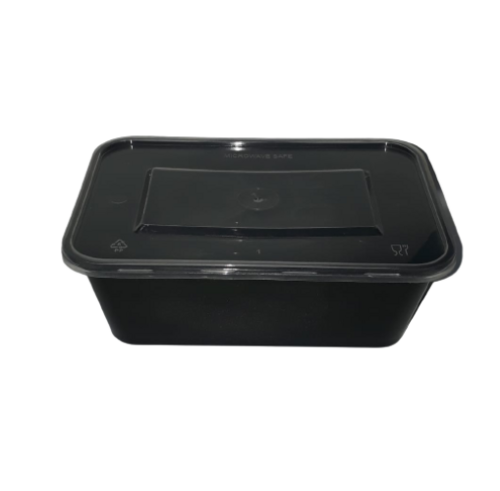 750 Ml Rectangle Plastic Food Container