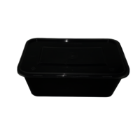 750 Ml Rectangle Plastic Food Container