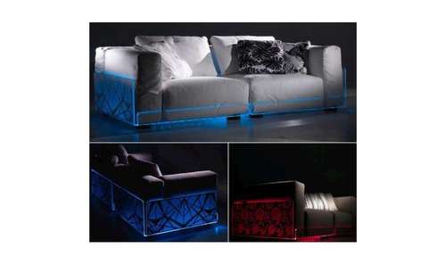 Acrylic sofa