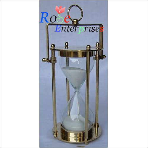 Brass Sand Timer with Handle