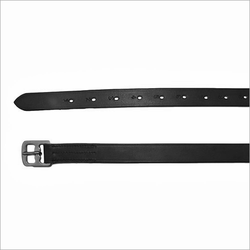 Black Leather Stirrups