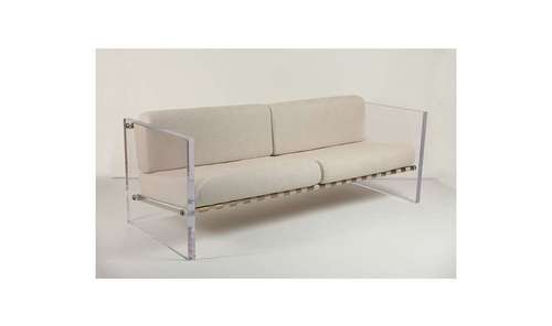 Acrylic sofa