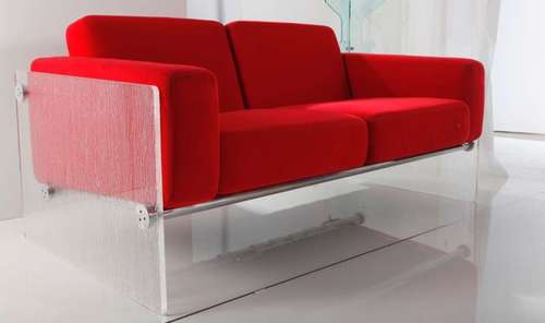 Acrylic sofa