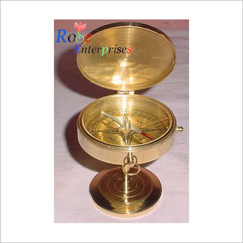 Flat Brass Compass with Stand Manufacturer,Supplier, Exporter