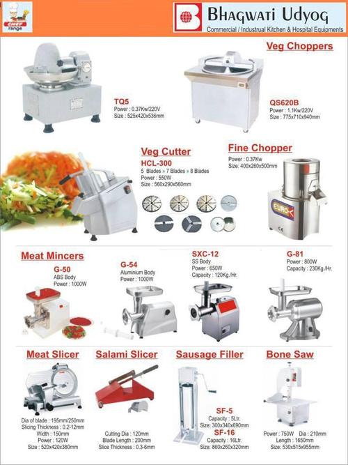 catalog - Stainless Steel, Varying Capacity and Dimensions | Efficient Chopping, Durable Design, Easy Cleaning, Precise Cuts
