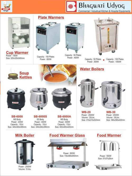 catalog - Stainless Steel, Varying Size, Varying Power | Durable Materials, Temperature Control, Easy Cleaning, Space Saving Design