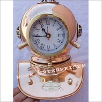 Nautical Vintage Decor Diving Helmet Clock