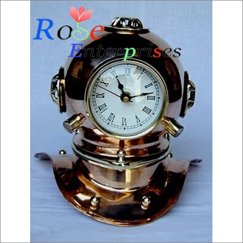 Antique Finish Diving Helmet Clock By M/S ROSE ENTERPRISES