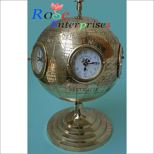 Antigue Brass Clock