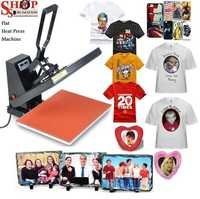 Flat Heat Press Machine - 72x44x39 Cm , 230v Power Input, 0-250â°c Temperature Range, Timer Control Up To 999 Sec, Matte Black Finish, Ideal For Sublimation Printing On Various Flat Surfaces
