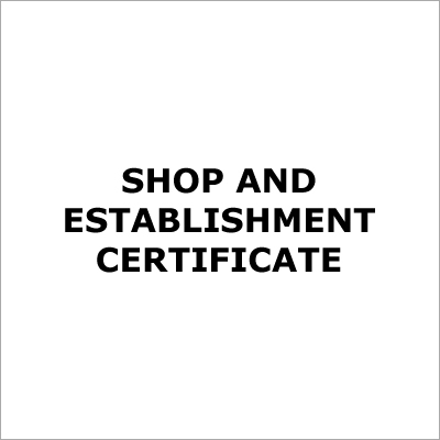 Shop Registration Certificate