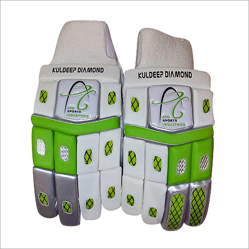 APG Cricket Batting Gloves - Cotton Palm, Two-Piece Thumb Design, Multicolour | Pre-Shaped Finger Rolls, Waterproof Comfort & Protection