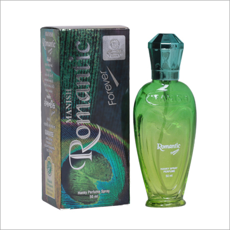 Hanky Perfume Spray - Transparent Green Glass Bottle, Green Color , Romantic Floral & Fresh Fragrance for Daily Use & Special Occasions