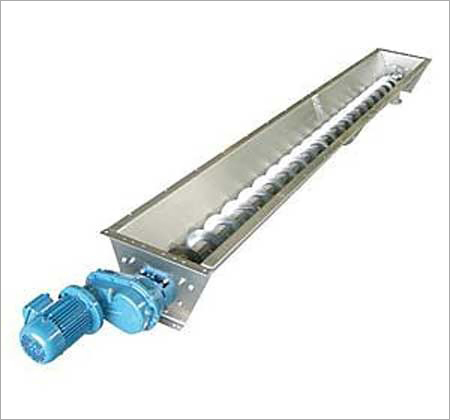 Industrial Screw Conveyor - Stainless Steel, 10 Feet Length, 12 Inch Inlet | 5 Tph Capacity, 3 Hp Motor, Easy Maintenance, Durable Design, Versatile Use