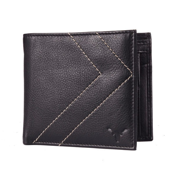 Black Leather Mens Wallets