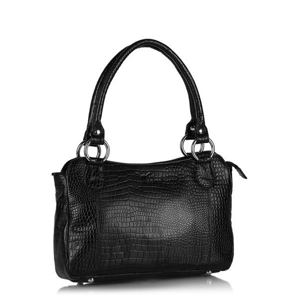 Black Patent Leather Handbag