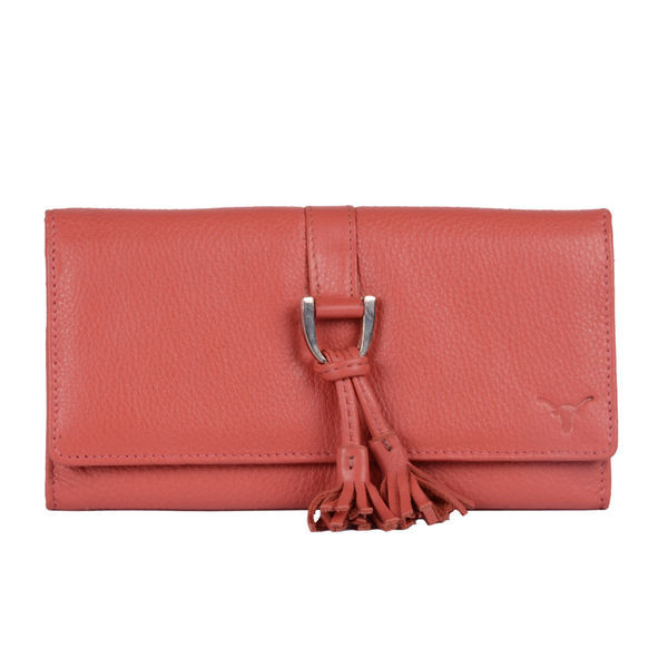 Pink Leather Wallet
