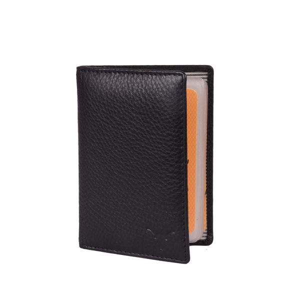 Unisex Black Card Holder
