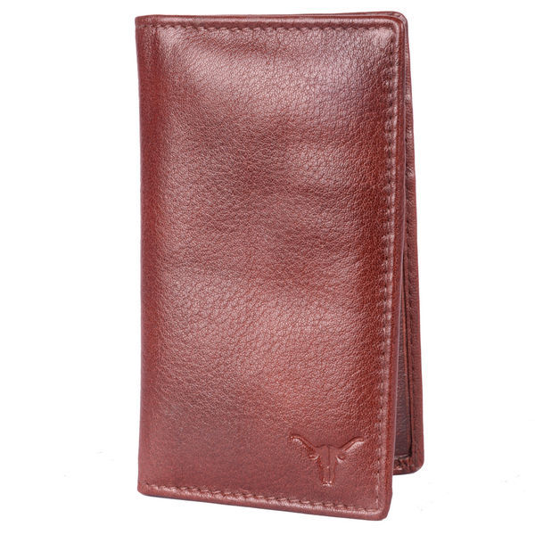 Unisex Brown Card Holder