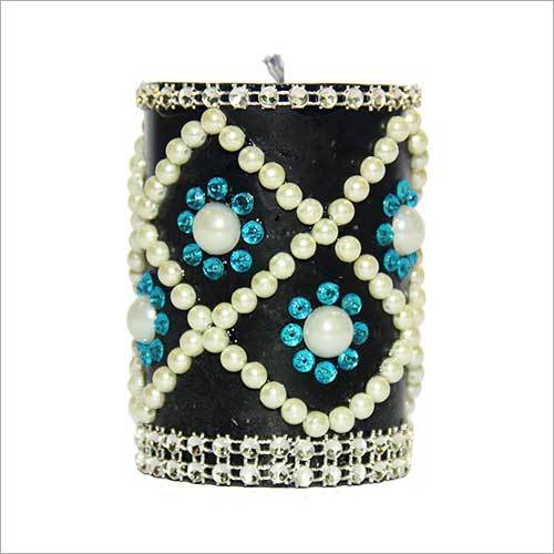 Embellished Round Candles