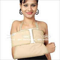 Universal Shoulder Immobilizer - Multi-layered Pu Bonded Fabric, Two-piece Design, Velcro Closure, Enhanced Comfort, Lightweight, Wrinkle Proof