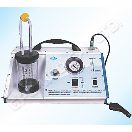 Universal VAC AC DC Battery Operated Suction Unit