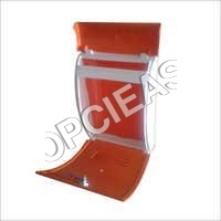 Plastic Letter Box - Plastic, 25x15x10 Cm, Orange | Wall-mounted For Residential Mail Delivery; Secure Mailbox For Apartments Or Homes