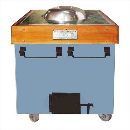 M.S Tank Tandoor with Green marble Top