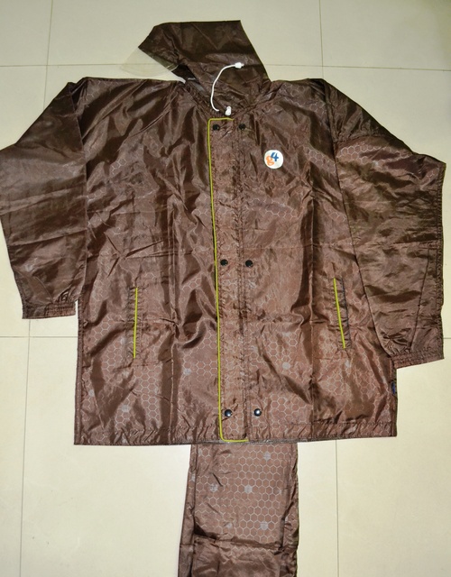 Rain Suits - PVC Fabric, Sizes L-XXL, Colors: Black, Navy Blue, Olive Green, Grey, Coffee | Waterproof, Unisex, Front Pockets, 6 Months Warranty