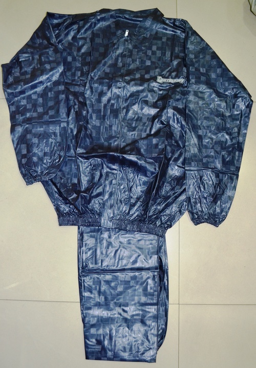 Duckback Raincoats - PVC Fabric, Size L/XL/XXL, Color Black/Navy Blue/Olive Green/Grey/Coffee | Waterproof, Unisex, Side Pockets, For Ages 4+, Rainy Season