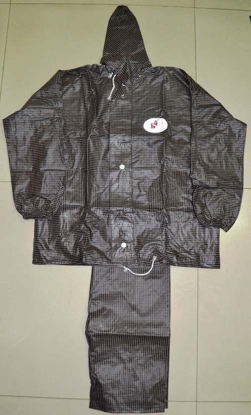 Duckback Waterproof Raincoats - PVC Fabric XL/XXL/L Sizes Black/Navy Blue/Olive Green/Grey/Coffee Colors | Unisex 6-Month Warranty Front Pockets Rainy Season Ready