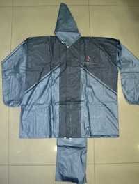 Pvc Fashion Raincoat - Waterproof Pvc, Sizes L/xl/xxl, Available In Black, Navy Blue, Olive Green, Grey, Coffee - Stylish Unisex Design With Front Pockets For Rainy Days