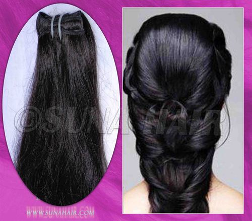 Machine weft all textures human hair extension